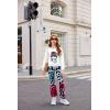 Arshiner Girls 2 Piece Clothes Long Sleeve Sweatshirt & Flared Pants Fall Clothing Set Size 5-12 Years(Colorful Leopard)