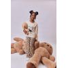 Arshiner Girls 2 Piece Clothes Long Sleeve Sweatshirt & Flared Pants Fall Clothing Set Size 5-12 Years(Teddy)