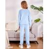 Arshiner Girls 2 Piece Outfit Sweatsuits Set Kids Velour Sweatshirts & Sweatpants Tracksuits Set for Girls(Blue)