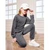 Arshiner Girls 2 Piece Outfit Sweatsuits Set Kids Velour Sweatshirts & Sweatpants Tracksuits Set for Girls(Dark Grey)