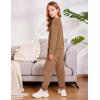 Arshiner Girls 2 Piece Outfit Sweatsuits Set Kids Velour Sweatshirts & Sweatpants Tracksuits Set for Girls(Khaki)