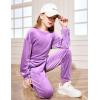 Arshiner Girls 2 Piece Outfit Sweatsuits Set Kids Velour Sweatshirts & Sweatpants Tracksuits Set for Girls(Lilac)