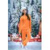 Arshiner Girls 2 Piece Outfit Sweatsuits Set Kids Velour Sweatshirts & Sweatpants Tracksuits Set for Girls(Orange)