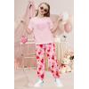 Arshiner Girls 2 Piece Outfits Fashion Clothes Short Sleeve Tops and Jogger Pants Kids Tracksuit Sweatsuits Set(Valentine)