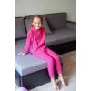 Arshiner Girl’s Sweaters Set 2 Piece Outfits Rib-Knit Sweatsuits Cute Pullover Sweatshirt and Sweatpants Kids Tracksuits(Hot Pink)