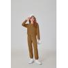 Arshiner Girls 2 Piece Outfits Kids Tie Dye Sweatsuits Set Long Sleeve Shirt and Pants Set Size 5-14 Y(Brown)