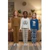 Arshiner Girls 2 Piece Outfits Kids Tie Dye Sweatsuits Set Long Sleeve Shirt and Pants Set Size 5-14 Y(Brown)