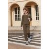 Arshiner Girls 2 Piece Outfits Kids Tie Dye Sweatsuits Set Long Sleeve Shirt and Pants Set Size 5-14 Y(Brown Leopard)