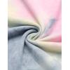 Arshiner Girls 2 Piece Outfits Kids Tie Dye Sweatsuits Set Long Sleeve Shirt and Pants Set Size 5-14 Y(Grey&pink)