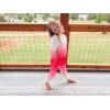 Arshiner Girls 2 Piece Outfits Kids Tie Dye Sweatsuits Set Long Sleeve Shirt and Pants Set Size 5-14 Y(Pink Gradient)