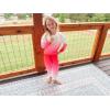 Arshiner Girls 2 Piece Outfits Kids Tie Dye Sweatsuits Set Long Sleeve Shirt and Pants Set Size 5-14 Y(Pink Gradient)