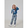 Arshiner Girls 2 Piece Outfits Kids Tie Dye Sweatsuits Set Long Sleeve Shirt and Pants Set Size 5-14 Y(Polar Bear)