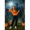 Arshiner Girls 2 Piece Outfits Kids Tie Dye Sweatsuits Set Long Sleeve Shirt and Pants Set Size 5-14 Y(Pumpkin)