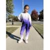 Arshiner Girls 2 Piece Outfits Kids Tie Dye Sweatsuits Set Long Sleeve Shirt and Pants Set Size 5-14 Y(Purple Gradient)