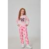 Arshiner Girls 2 Piece Outfits Kids Tie Dye Sweatsuits Set Long Sleeve Shirt and Pants Set Size 5-14 Y(Tie Dye Pink)