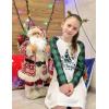 Arshiner Girls Nightgowns Cute Halloween Pajamas Dress Long Sleeve Nightdress Nighties(Christmas Green Plaid Tree)