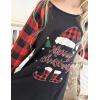 Arshiner Girls Nightgowns Cute Halloween Pajamas Dress Long Sleeve Nightdress Nighties(Christmas Red Plaid Santa)