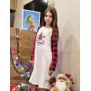 Arshiner Girls Nightgowns Cute Halloween Pajamas Dress Long Sleeve Nightdress Nighties(Christmas Red Plaid Tree)