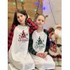 Arshiner Girls Nightgowns Cute Halloween Pajamas Dress Long Sleeve Nightdress Nighties(Christmas Red Plaid Tree)