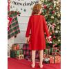 Arshiner Girls Nightgowns Cute Halloween Pajamas Dress Long Sleeve Nightdress Nighties(Christmas Reindeer)