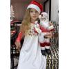 Arshiner Girls Nightgowns Cute Halloween Pajamas Dress Long Sleeve Nightdress Nighties(Christmas Snow)