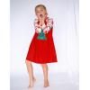 Arshiner Girls Nightgowns Cute Halloween Pajamas Dress Long Sleeve Nightdress Nighties(Christmas Tree)
