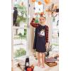 Arshiner Girls Nightgowns Cute Halloween Pajamas Dress Long Sleeve Nightdress Nighties(Halloween Plaid)