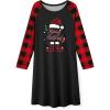 Christmas Red Plaid Santa