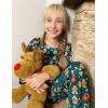 Arshiner Pajamas Set for Girls Long Sleeve & Pants Pjs Soft Cute Print Lounge Sets(Christmas Green)