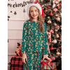 Arshiner Pajamas Set for Girls Long Sleeve & Pants Pjs Soft Cute Print Lounge Sets(Christmas Green)