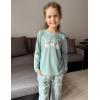 Arshiner Pajamas Set for Girls Long Sleeve & Pants Pjs Soft Cute Print Lounge Sets(Daisy Green)
