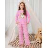 Arshiner Pajamas Set for Girls Long Sleeve & Pants Pjs Soft Cute Print Lounge Sets(Flower Dog)