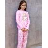 Arshiner Pajamas Set for Girls Long Sleeve & Pants Pjs Soft Cute Print Lounge Sets(Flower Dog)