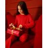 Arshiner Pajamas Set for Girls Long Sleeve & Pants Pjs Soft Cute Print Lounge Sets(Red)