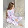 Arshiner Pajamas Set for Girls Long Sleeve & Pants Pjs Soft Cute Print Lounge Sets(Tie Dye Swirls)