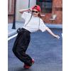 Arshiner Girls T Shirts Oversized Short Sleeve Kids Summer Tops Soft Casual Crewneck Basic Tees(White)