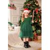 Arshiner Toddler Dress Baby Girls Tutu Tiered Formal Party Sequin Tulle Dresses Fall Winter Clothes for 1-6 Years(Dark Green)