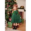 Arshiner Toddler Dress Baby Girls Tutu Tiered Formal Party Sequin Tulle Dresses Fall Winter Clothes for 1-6 Years(Dark Green)