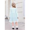 Arshiner Toddler Dress Baby Girls Tutu Tiered Formal Party Sequin Tulle Dresses Fall Winter Clothes for 1-6 Years(Light Blue)