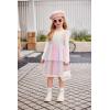 Arshiner Toddler Dress Baby Girls Tutu Tiered Formal Party Sequin Tulle Dresses Fall Winter Clothes for 1-6 Years(Rainbow)