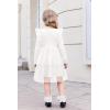 Arshiner Toddler Dress Baby Girls Tutu Tiered Formal Party Sequin Tulle Dresses Fall Winter Clothes for 1-6 Years(White)