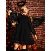 Arshiner Toddler Tutu Dress Girls Puff Long Sleeve Fall Winter Formal Party Tulle Dresses 3-8Y(Black)