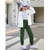 Arshiner Girls 2 Piece Outfits Sweatsuits Zip Up Hoodie Sweatshirt and Sweatpant Athletic Tracksuit Jogger Set(Green Letter Print)