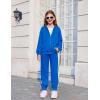 Arshiner Girls 2 Piece Outfits Sweatsuits Zip Up Hoodie Sweatshirt and Sweatpant Athletic Tracksuit Jogger Set(Navy)