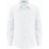 Arshiner Boys Long Sleeve Dress Shirt Button Down Shirt School Uniform Formal Shirt with Chest Pocket Size 5-12 Years(White)