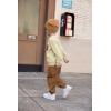 Arshiner Boys Fleece Colorblock Sweatshirt & Pants Outfit Set Fall Winter Clothes Toddler to Big Kid Sizes (2~12 Years)(Cream + Brown)