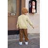 Arshiner Boys Fleece Colorblock Sweatshirt & Pants Outfit Set Fall Winter Clothes Toddler to Big Kid Sizes (2~12 Years)(Cream + Brown)