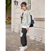 Arshiner Boys Pant Sets Long Sleeve Shirts and Pants Crewneck Sweatshirt for Fall Winter（2T- 8-9）(White & Black)