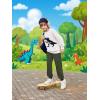Arshiner Boys Pant Sets Long Sleeve Shirts and Pants Crewneck Sweatshirt for Fall Winter（2T- 8-9）(White & Green)