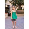 Arshiner Toddler Baby Girls Summer Clothes 2 Piece Outfits Ruffle Hem Camisole & Shorts Set with Pockets Cute Tracksuit 2-8Y(Green)